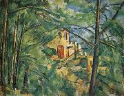 Paul Cezanne The Chateau Noir painting